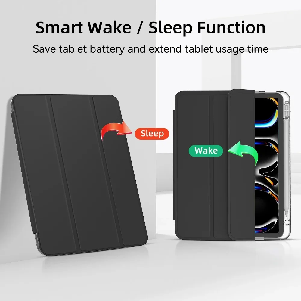 Crystal Clear Shockproof Tablet Case - 2025 Edition