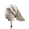 Luxury Pure Silk Hair Bonnet For Sleeping 100 Mulberry Silk Sleep Night Cap Long Hair Silk Turban Big Volume Curly Hair Headwrap 5