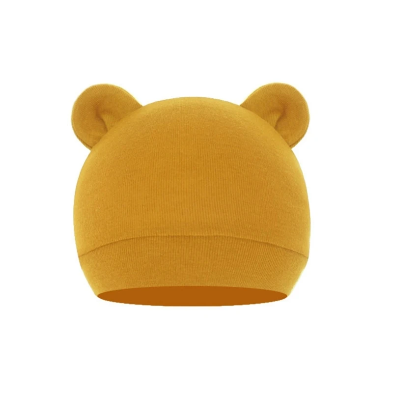1Pc Baby Caps Bear Hat Cotton Baby Caps for Newborn Photography Props Caps Accessories Kid Boys Girls Hats Child Beanie 5