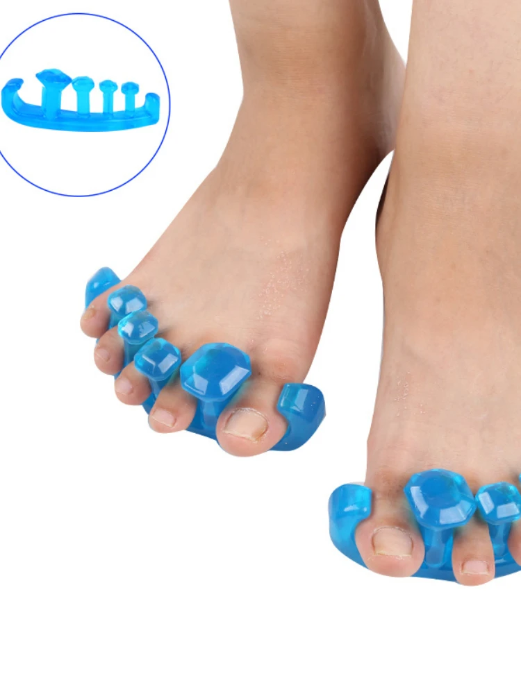 *Nail Art Supplies Silicone Separator Finger Cotton Nail Polish Standing Silicone Toe Separator Tool