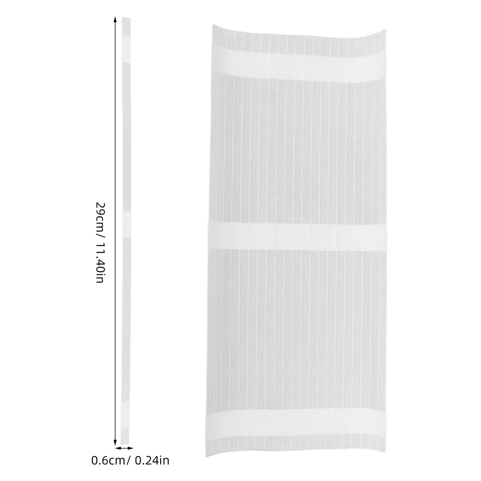 책 제본용 접착 스트립 50개, 열 접착 테이프 수리 용품, 폭 0.6cm, 강력 접착, 공예, 사무실, 학교 프로젝트용