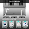 Commercial Ice Maker Machine 160LBS/24H with 35LBS Storage Bin LCD Display Panel Clear Ice Cubes 11-20 Mins Stainless Steel Body 3