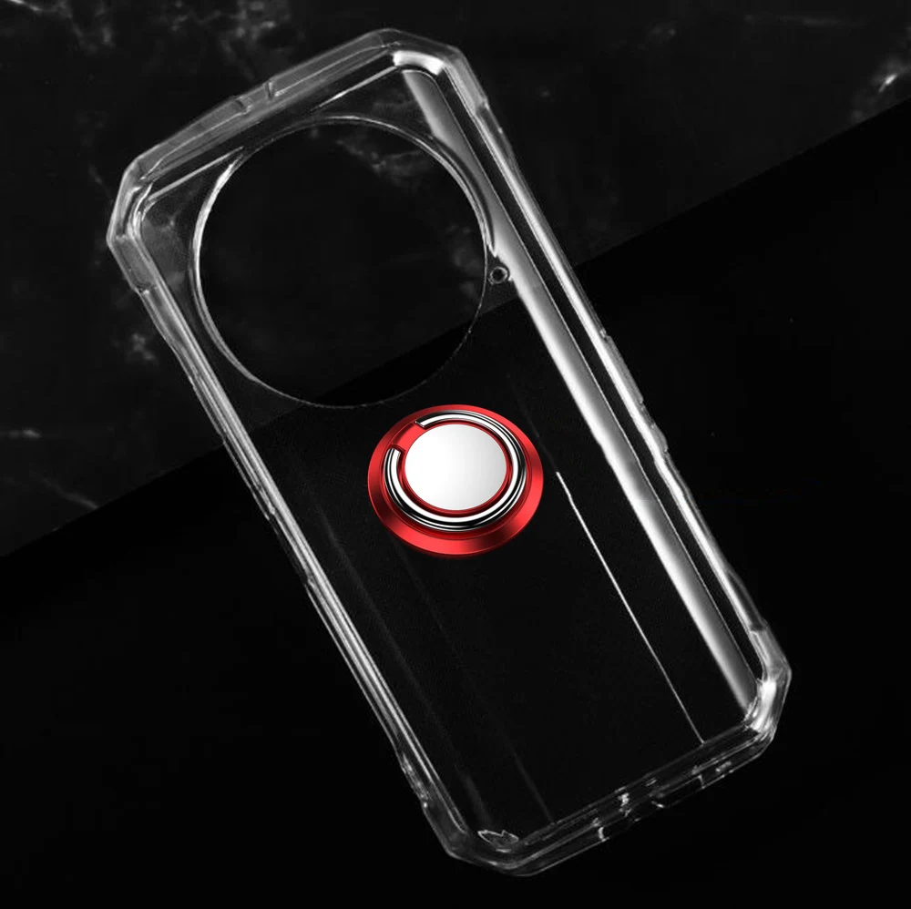 Enhanced Back Ring Holder Phone Cover - TPU Soft Silicone Case for 6.58 Devices (2023 Edition)