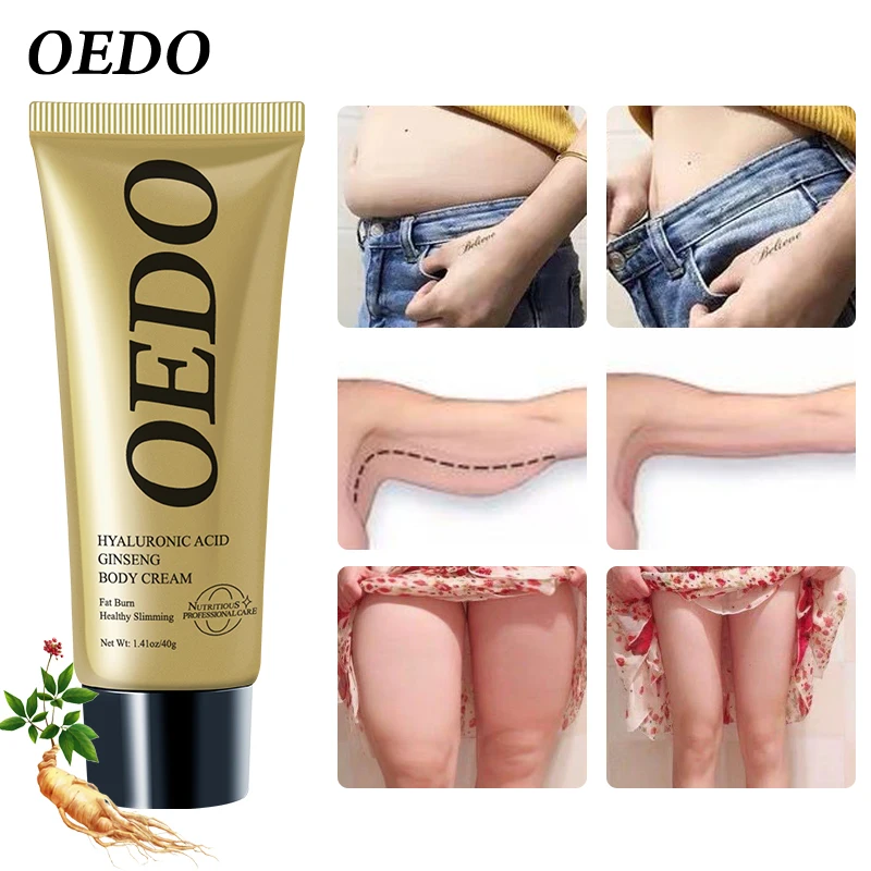 Slimming Cream OEDO Ginseng Slimming Cream Reduce Cellulite Lose Weight Burning Fat Health Care Cream Body Skin Whitening