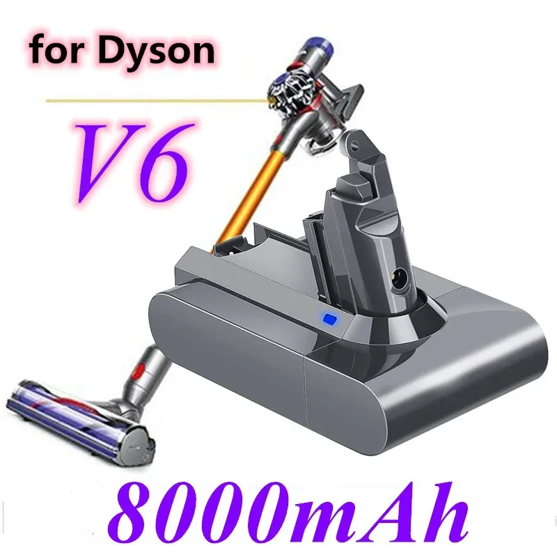 

21.6V 6.8Ah Li-ion Battery for Dyson V6 DC58 DC59 DC61 DC62 DC74 SV09 SV07 SV03 965874-02 Vacuum Cleaner Batteries Rechargeable