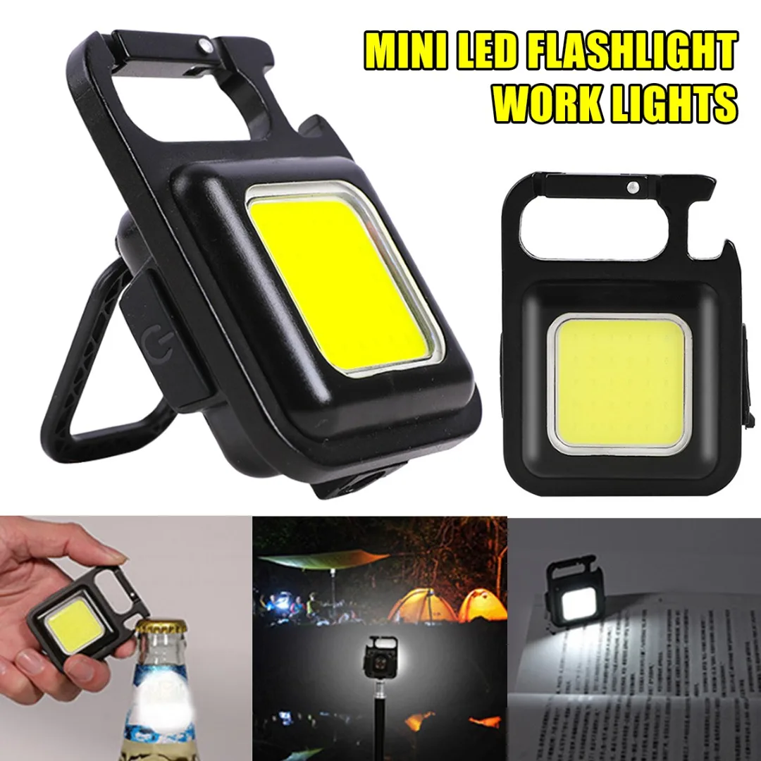 

New Flashlight USB Lamp Mini LED Flashlight Work Lights Outdoor Camping Light For Portable Lanterns Lighting
