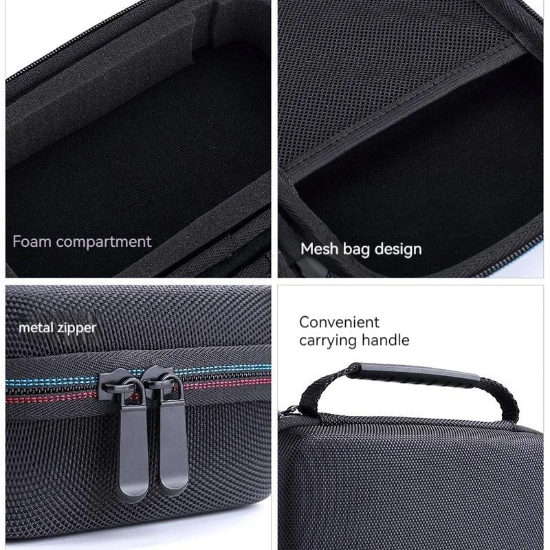 EVA Hard Shockproof Multimeter Storage Bag Portable Car Battery Starter Toolbag F117C/F17B+/F115 Semi-Waterproof Protective Box