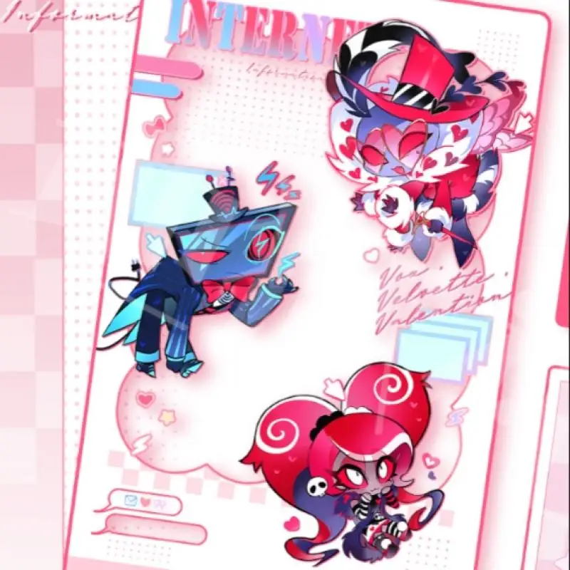 Hazbin Hotel Velvet Vox Valentino 3V 3 Vees Anime