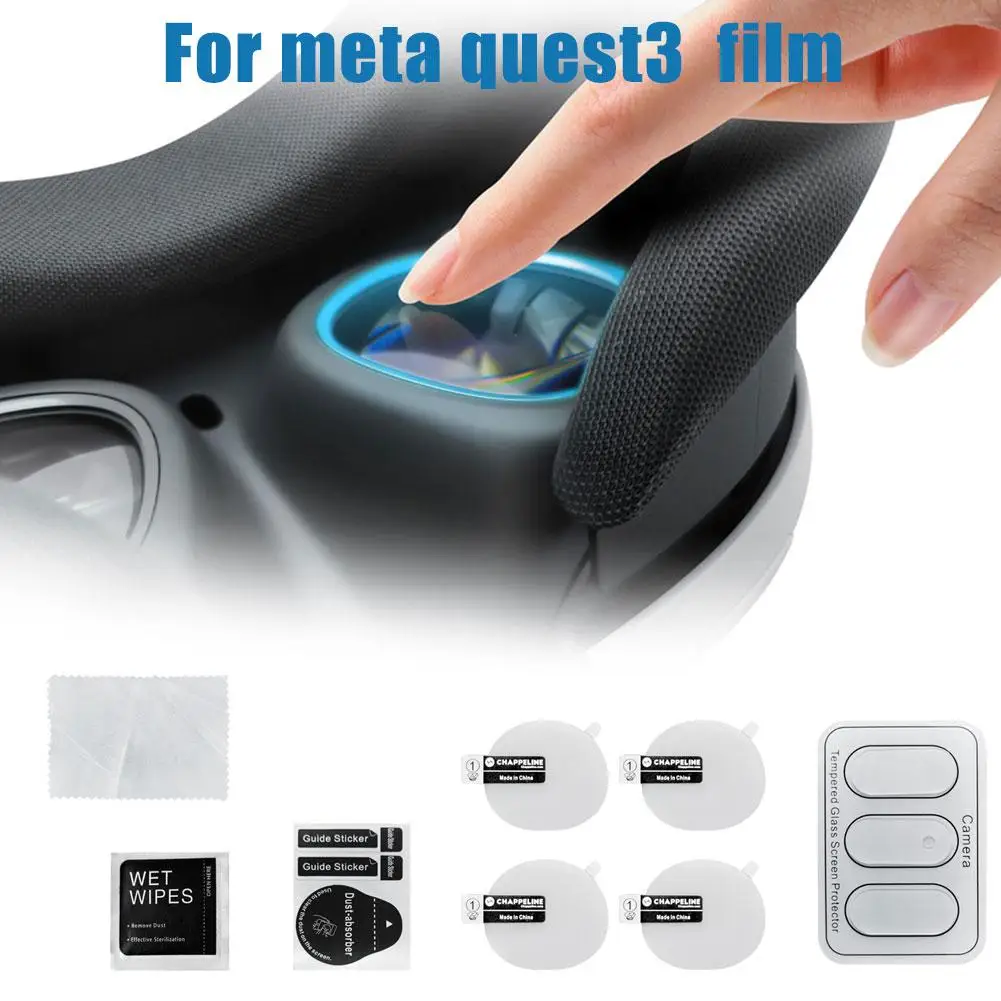 

Защитная пленка для объектива камеры Meta Quest 3, защитная пленка из закаленного стекла против царапин для аксессуаров для объектива Meta Quest 3 VR N9C7