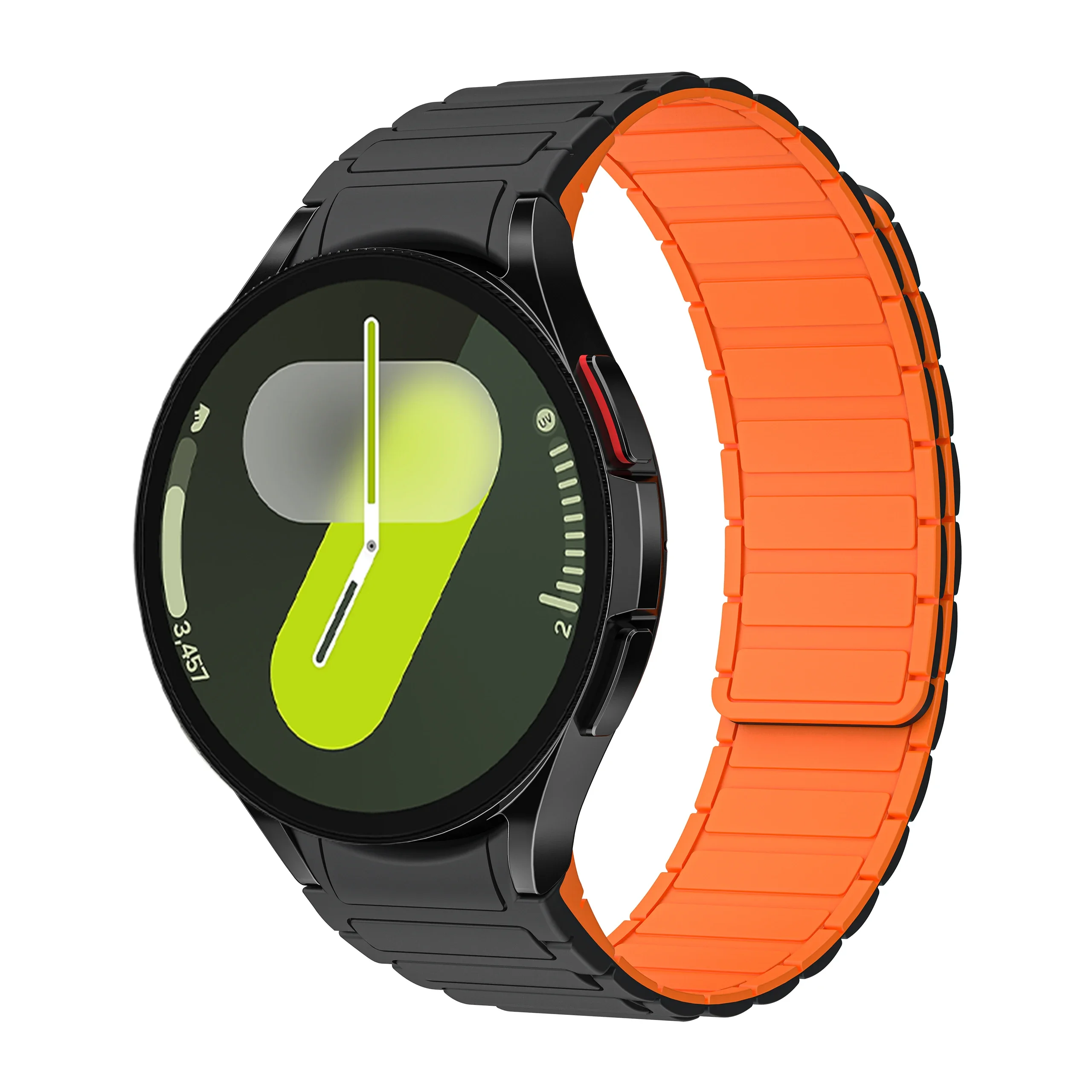 Silicone Magnetic No-Gap Watch Band - 20mm Premium Strap Bracelet