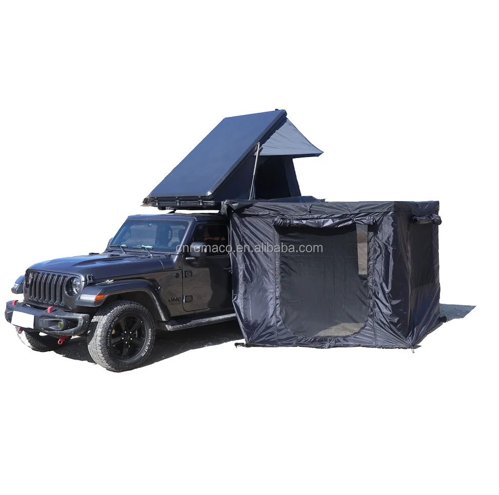 2024 Outdoor Camping 4x4 Awning For Outdoor Camping Car Roof Tent 270 Foxwing Awning Annex Room q 4wd foxwing 270 degree awning free standing fan car side awning tent for camping custom