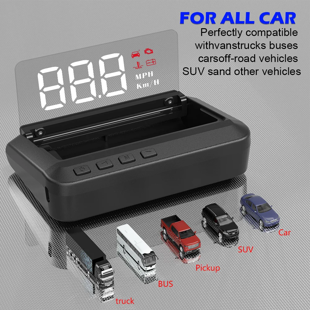 WiiYii C100 OBD2 GPS ڵ ӵ  ̷  º HUD   ÷ ǻ ڵ  ׼, HUD   ÷
