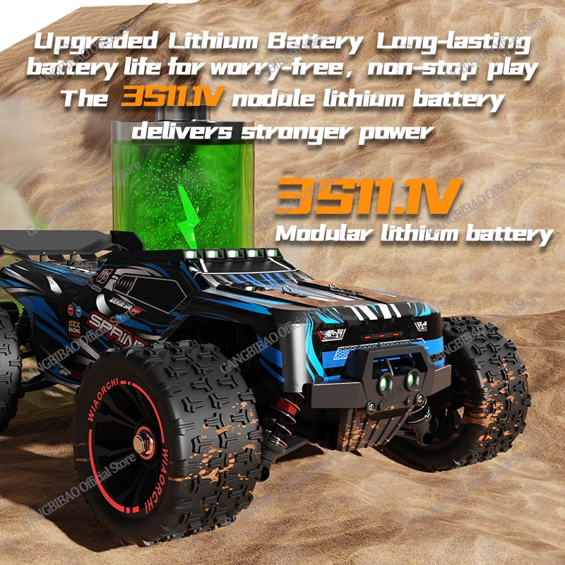 RC Car 85KM/H or 50KM/H 4WD 1:16 LED brushless remote