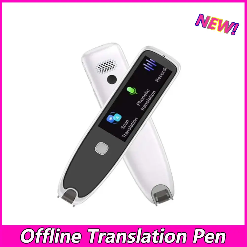 

H2 Portable Pen Scanner Languages Offline Translation Pen Smart Scanning Business Travel Abroad 2023 Mini Hot Sale Voice