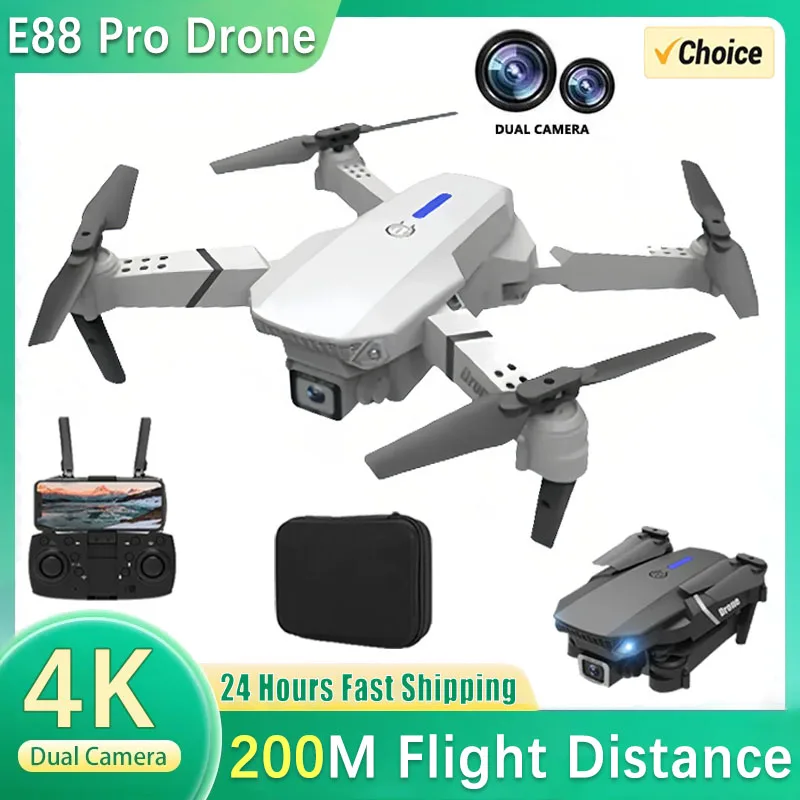 โดรนถ่ายภาพ 4K พร้อม FPV ระบบพับเก็บสะดวก