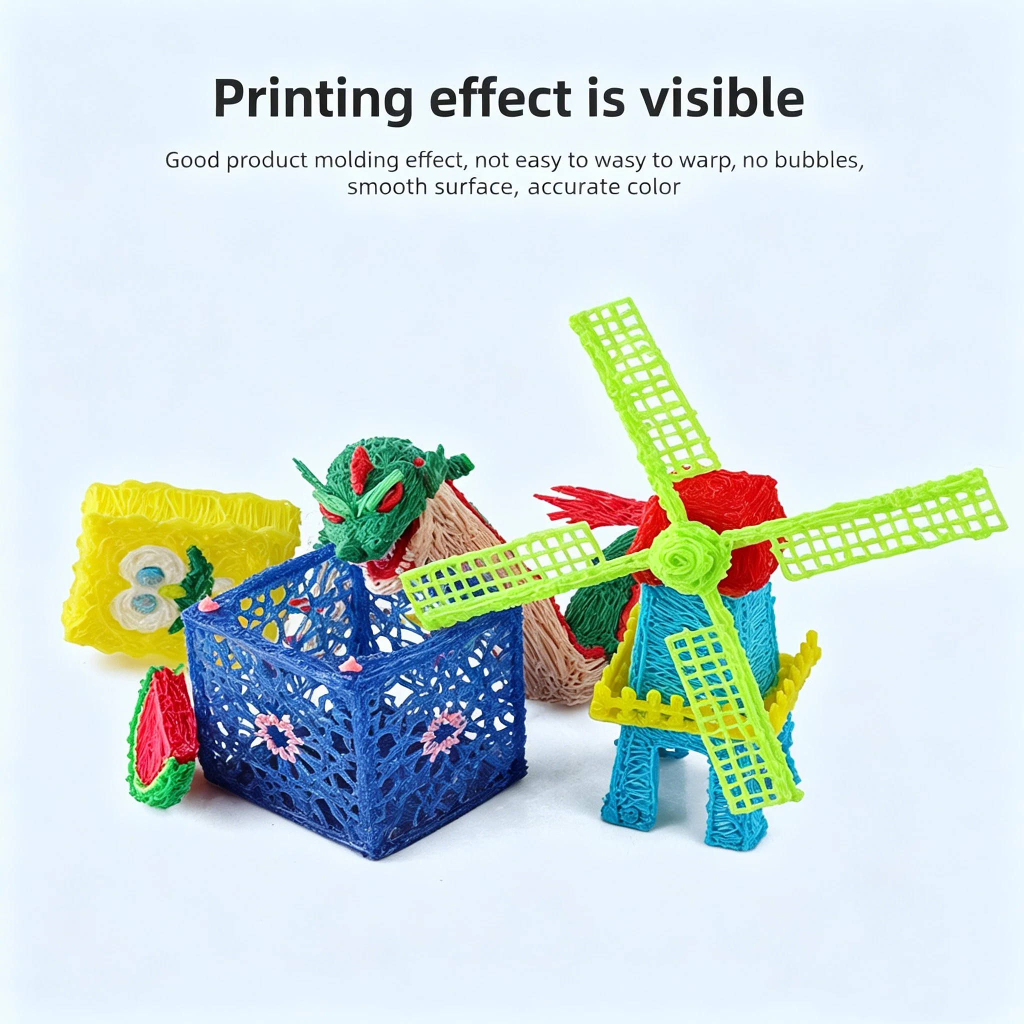 30/20/10 컬러 3D 펜 필라멘트 리필 1.75mm PLA 다양한 색상 각 5M 길이 3D 펜 드로잉용 랜덤 색상