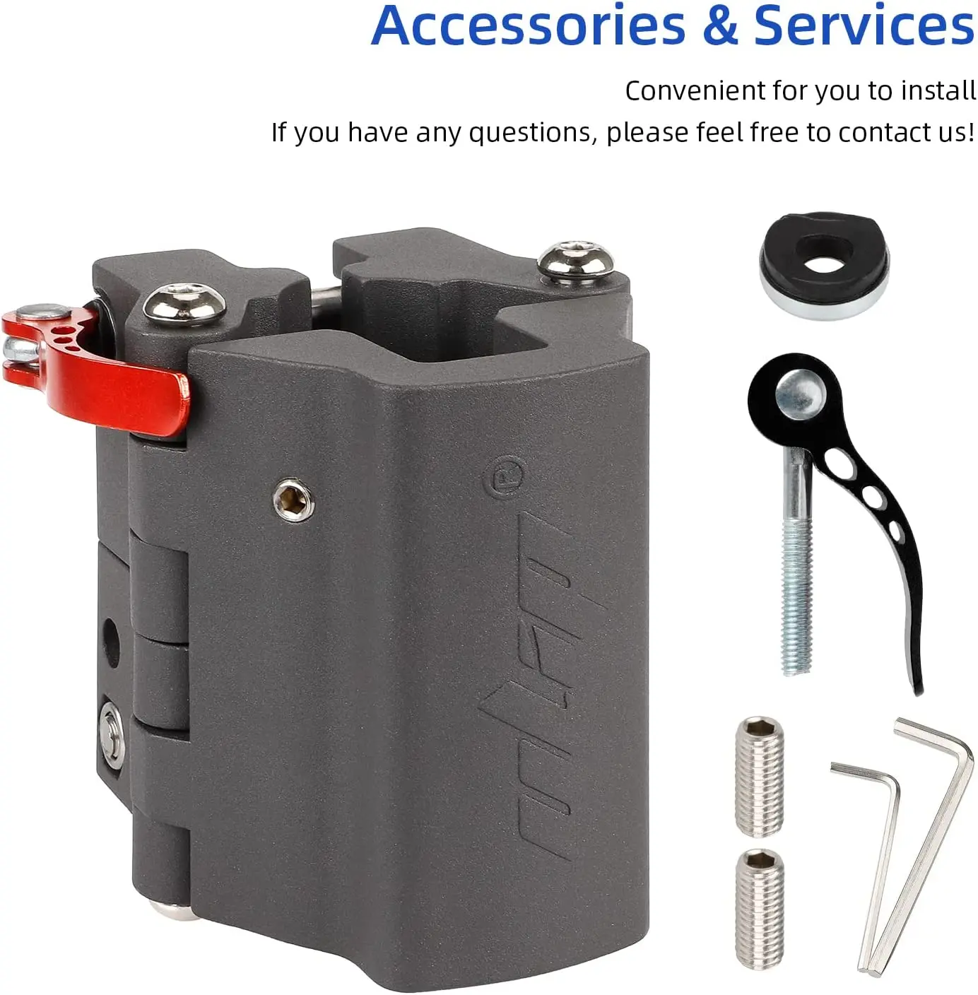 Pince Pliable En Alliage D'aluminium Pour Trottinette électrique Xiaomi M365/1S/PRO/PRO2, Poignée Amovible Et Robuste