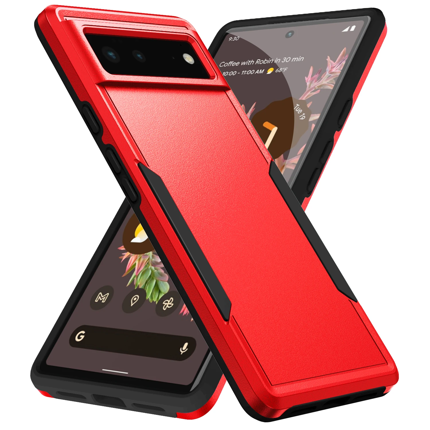 Shockproof Hybrid Dual Layer Phone Case - Sleek Protective Cover