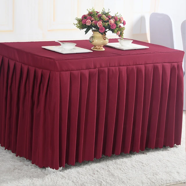 

Premium Tablecloth Wedding Banquet Restaurant Tablecloth Hotel Rectangle Table Skirt Birthday Kitchen Dinning Party Table Cloth