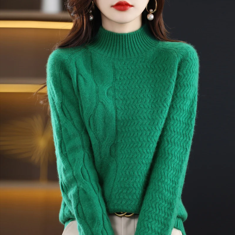 Рисунок 3 - Женский Однотонный свитер с длинным рукавом