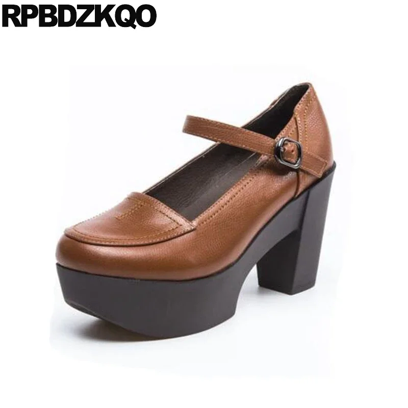 

Туфли-лодочки женские из натуральной кожи, с круглым носком, Размеры 33