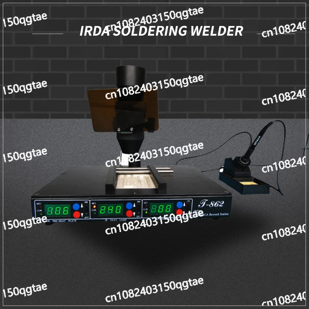 

Authorized PUHUI T-862 IRDA SMD BGA IR Rework Station IRDA Soldering Welder Infrared SMT Welder Repair Machine Soldering Station