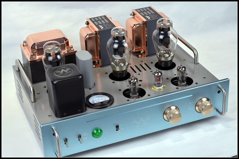 

2021 New Design 300B single-ended 8W+8W tube amplifierr