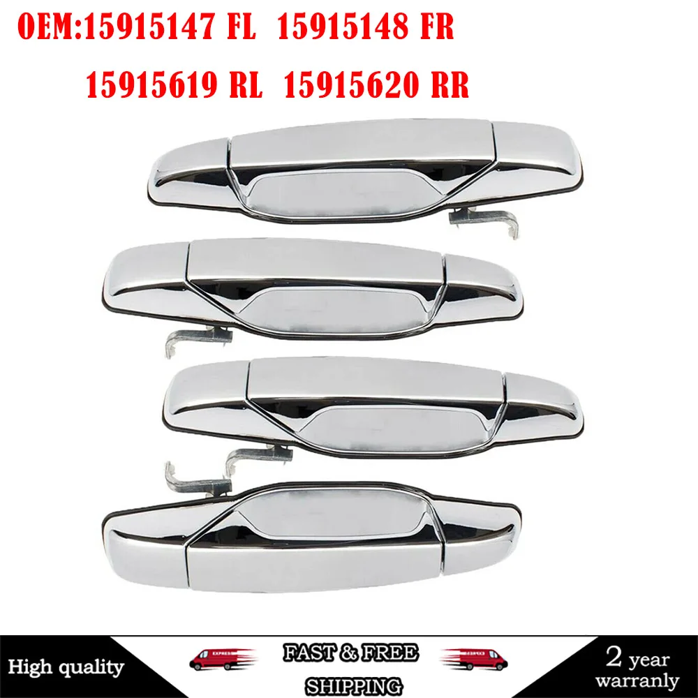

15915147 15915148 15915619 15915620 передняя, задняя, левая, правая, наружная дверная ручка для Chevrolet GMC Cadillac 2007-2013