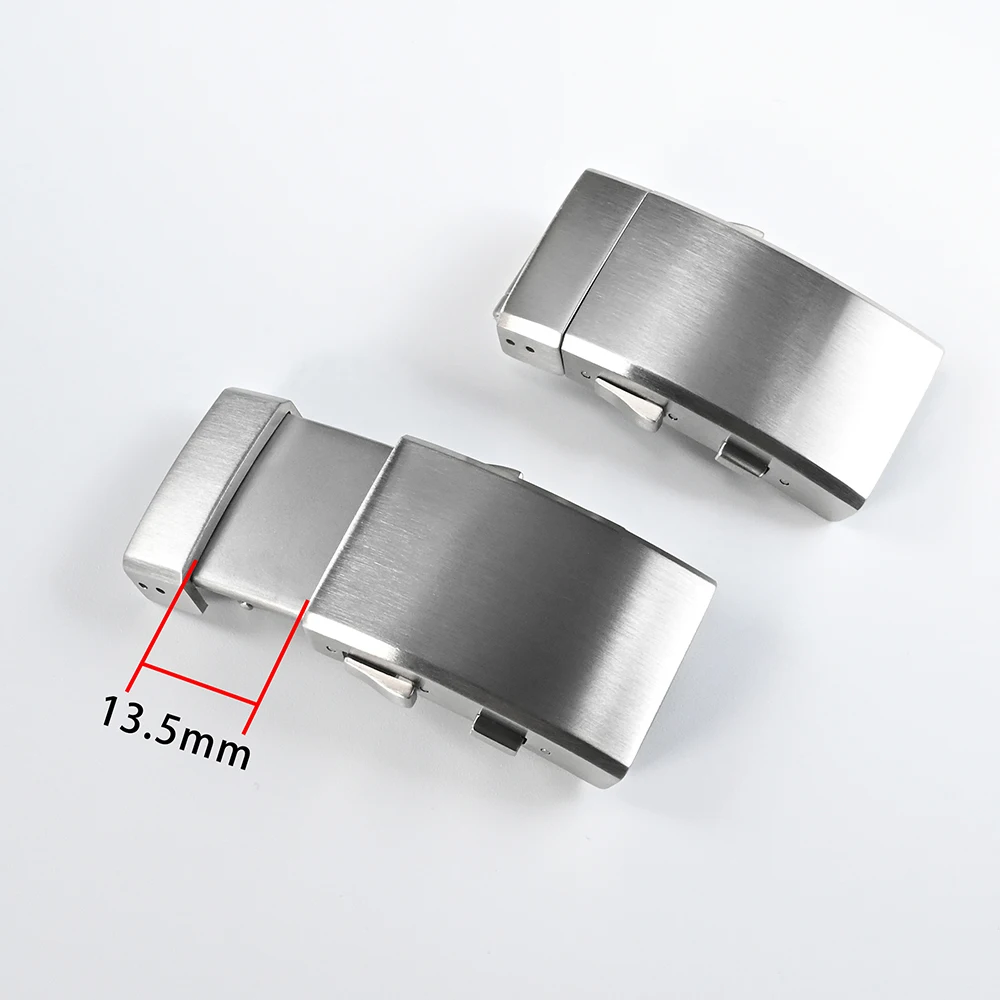 산 마틴 18mm 20mm 시계 스트랩 드라이버 버클 래칫팅 마이크로 조정 접이식 팔찌 플라이 걸쇠 브러시드 솔리드 스틸 BK1841