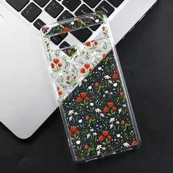 Soft Pale Little Flower Clear Phone Case - Cute INS Korean Shockproof Cover for Pixel 11Pro (Style 1)