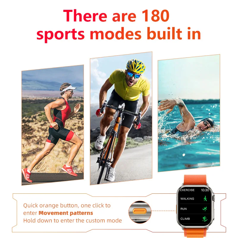 WS18 Ʈ Ʈ ġ  49mm  NFC Smartwatch 180  м ƮϽ  ȵ̵ IOS Ʈ  PK DT8