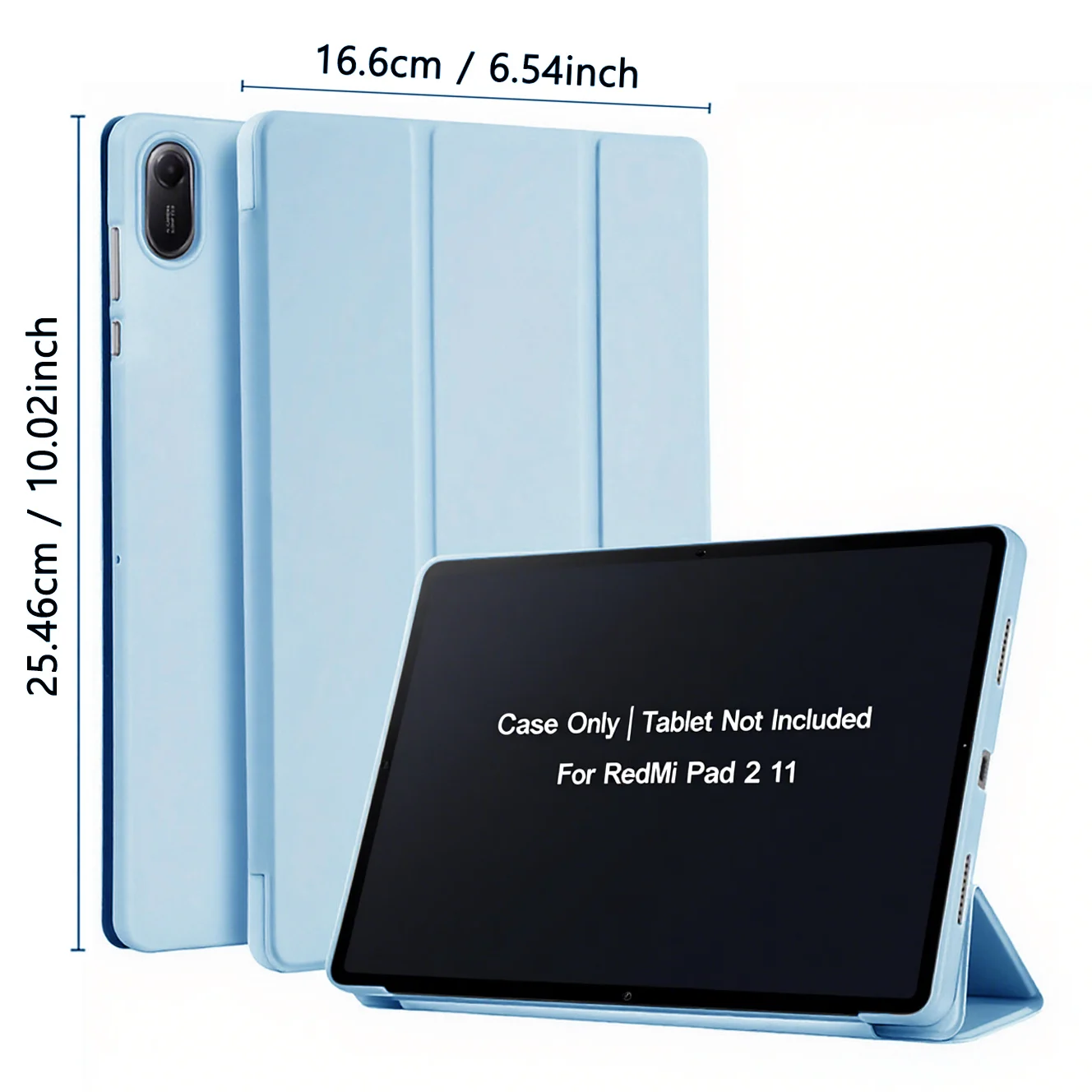 Case for Redmi Pad 2 2025 11 inch Auto Wake Stand Magnetic Smart Tablet Cover For Xiaomi Accessories