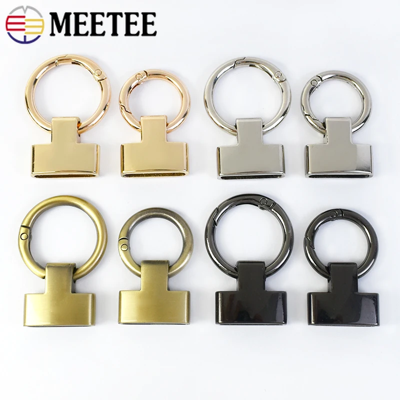 2/5/10Pcs O Ring Keychain Hook 20/25mm Detachable Metal Buckle Bag Strap  Connector Clasp Handbag DIY Craft Hardware Accessories - AliExpress