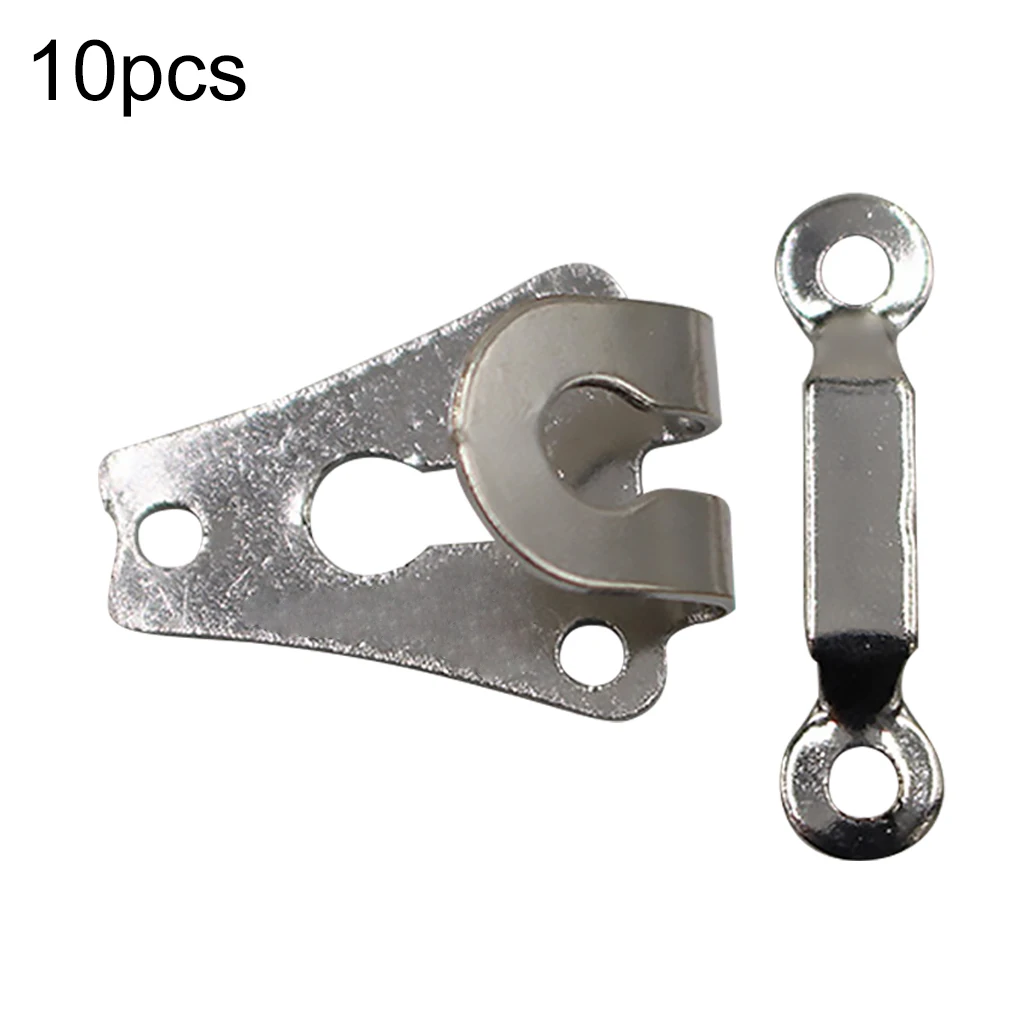 10 Pieces Pants Hooks Portable Reusable Electroplating DIY Sewing Fasteners Tailor Store Trousers Repairing Tools garment hooks garment sewing accessories