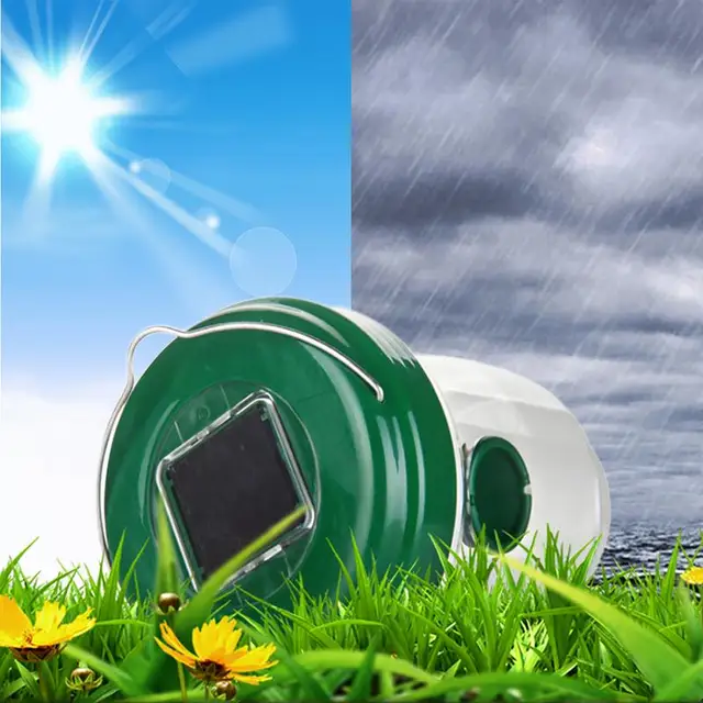 Led Solar Bee Trap Kültéri Wasp Pouted Hance Hornet Csapdák Kék Világa Tanulmányos És Újrafelhasználható Kerthez - Image 4