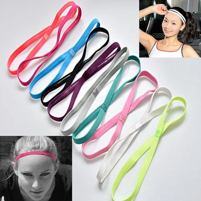 Diadema elástica antideslizante para hombre y mujer, banda para el pelo  para Yoga, deporte, correr, Fitness