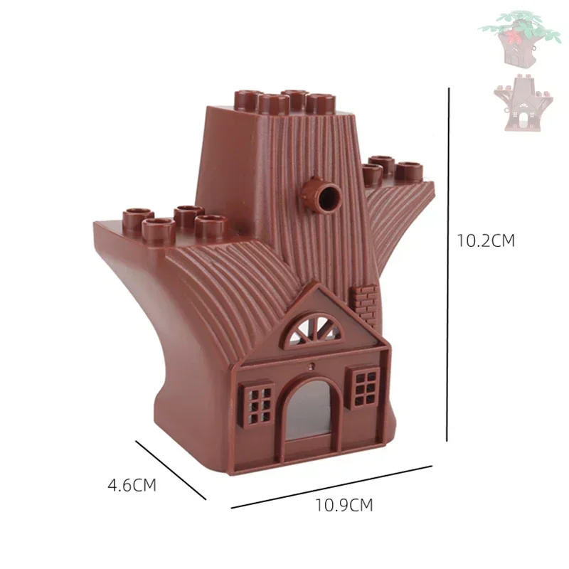 Outdoor Forest Building Block Set - Flower, Grass, and Tree Adornments for Kids