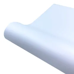 Matte Metallic Permanent Adhesive Vinyl Sheets - 12in x39in(30x100cm) (Matte White)