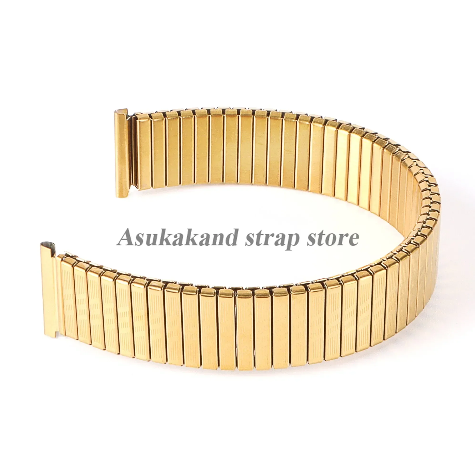 Stainless Steel Elastic Adjustable Watch Strap Replacement Bracelet