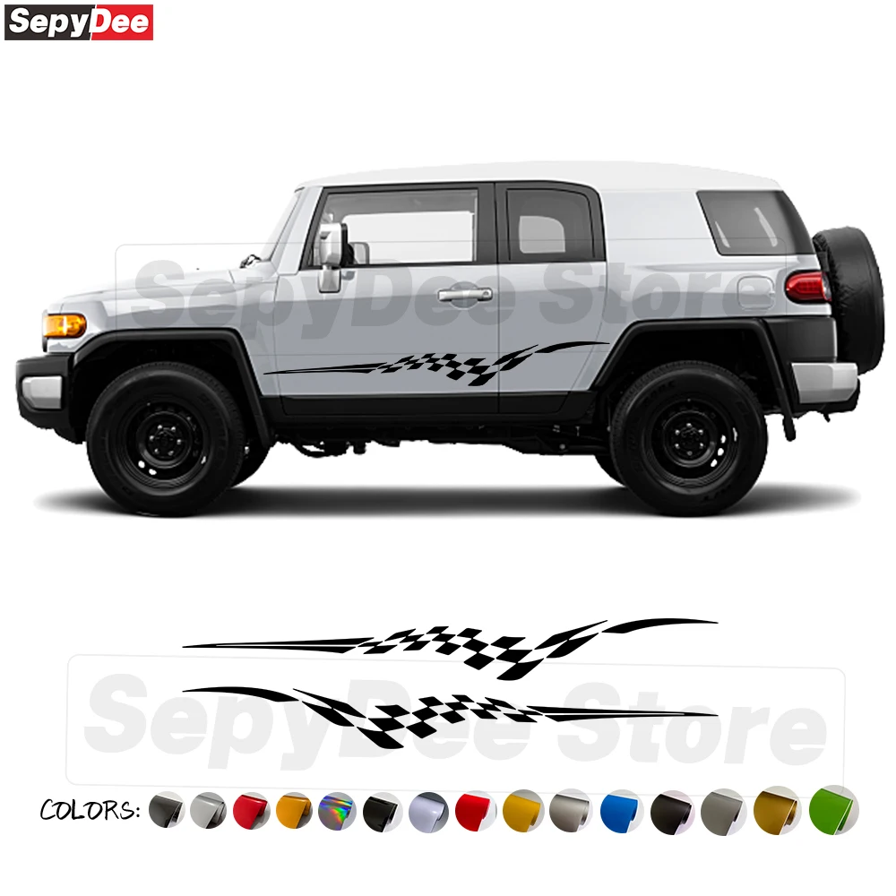 

2 шт., виниловые наклейки для Toyota FJ Cruiser
