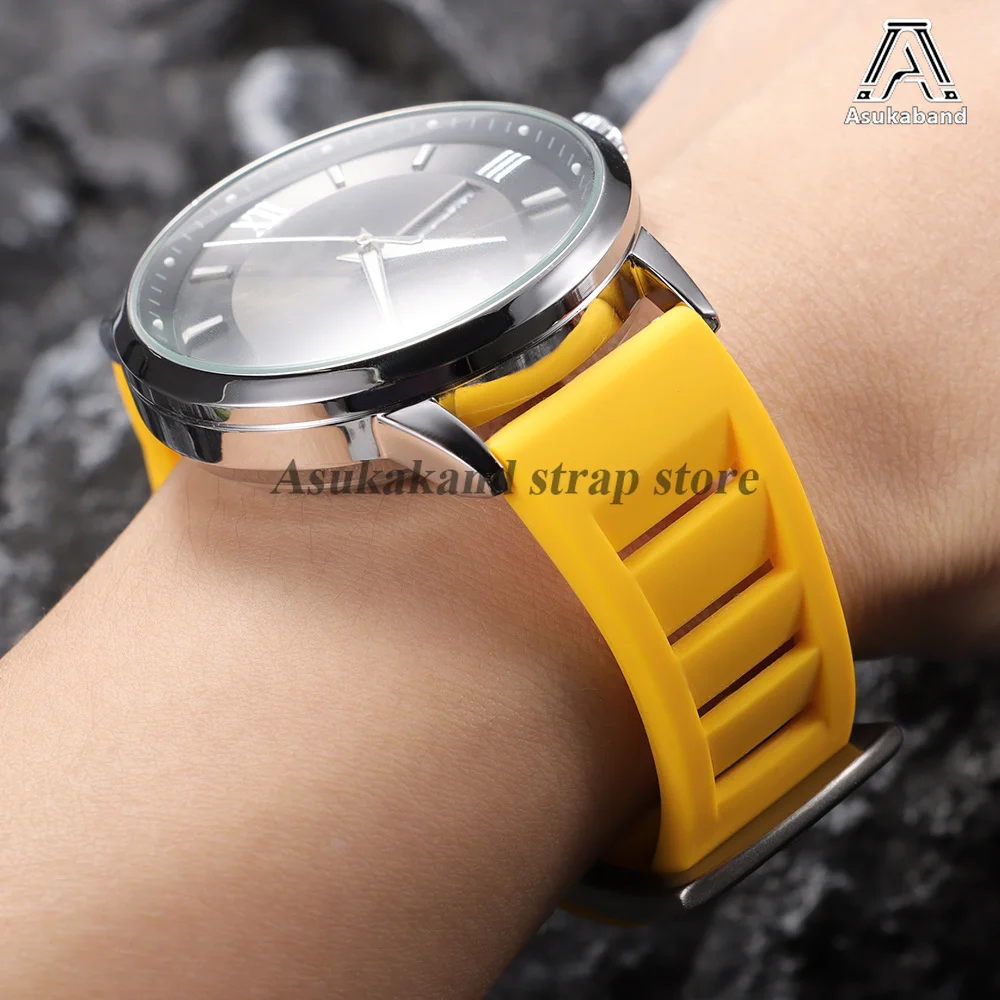 Silicone Watch Strap - Soft Waterproof Quick Release Rubber Watchband