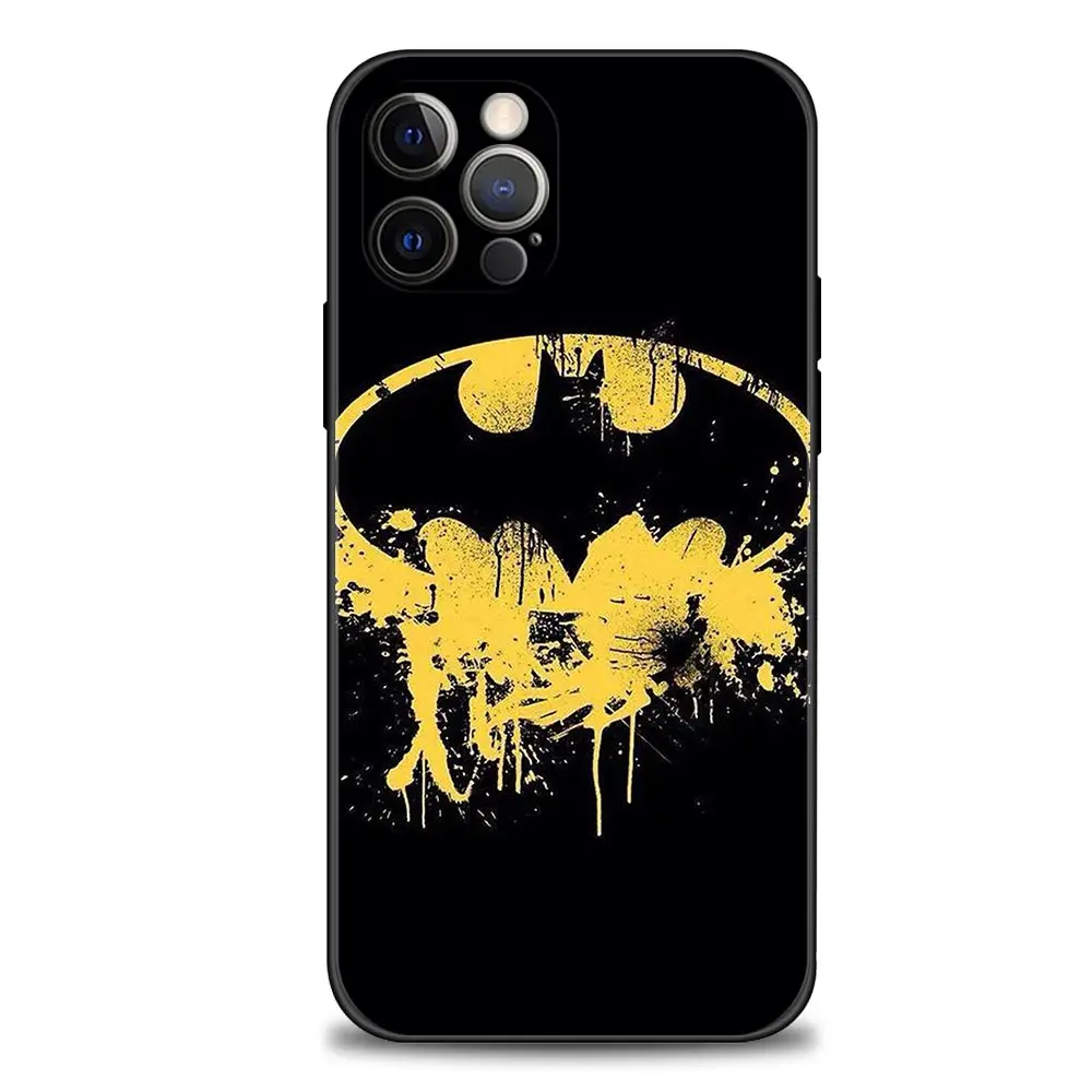 Phone Case for iPhone 13 12 11 Pro Max XR X XS 8 7 6 6S Plus 13mini 5 5S SE 12mini Cover Silicon Coque Batman Cartoon
