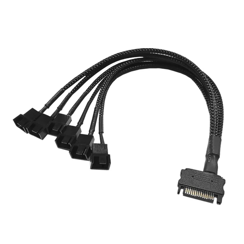 Conector de Cable divisor de potencia de extensión de ventilador PC 1 a