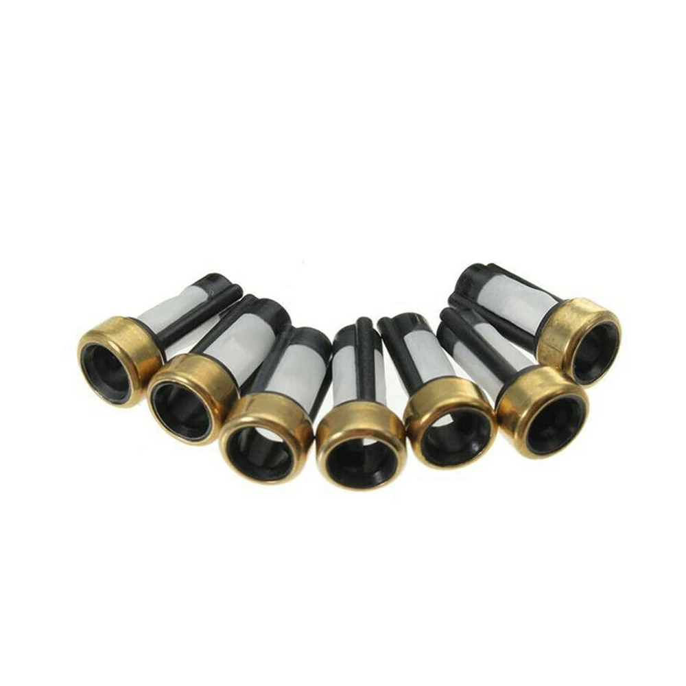 Fuel Injector Cleaner Diesel Injector Tube Fuel Injector Removal Tool Universal Auto Fuel Injector Micro Basket Filter Fit For ASNU03C Injector Repair Kits 6*3*12mm