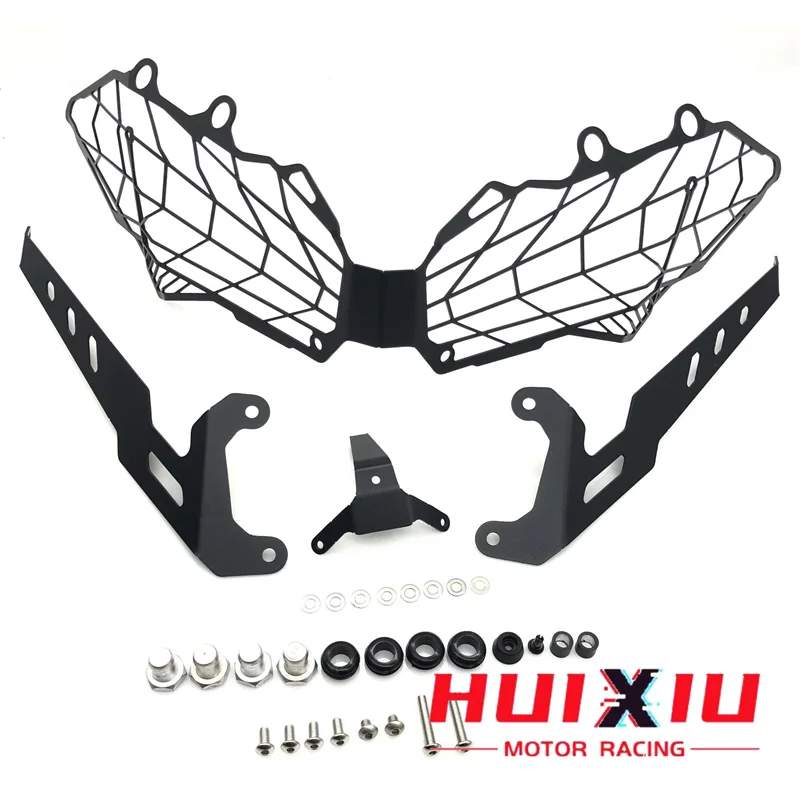 

Motorcycle Headlight Guard Grille Protective Mesh Light Mesh for Kawasaki Versys1000 2019-2021 2022 2023 Versys1000 Accessories