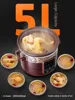 220V 5L Household Electric Slow Stewer Automatic Purple clay pot Multi Cooker Stewing Cooking Machine For Soup Porridge 5