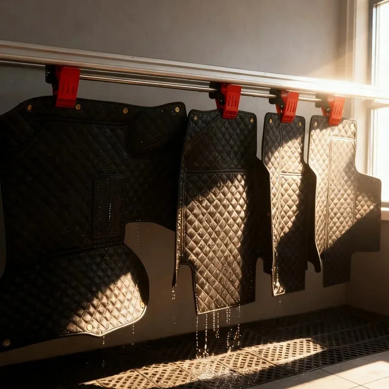 4Pcs Brush Hooks Auto Fasteners Cleaning Floor Pad Clips Carpet Wash Clamps Yoga Mats Fixed Tools Stand Holder Car Accessories