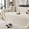 Solid Color Sofa Towel Winter Thick Plush Fully Covered Settee Cushion Home Living Room Decoration Soft Comfortable Lazy Blanket 5