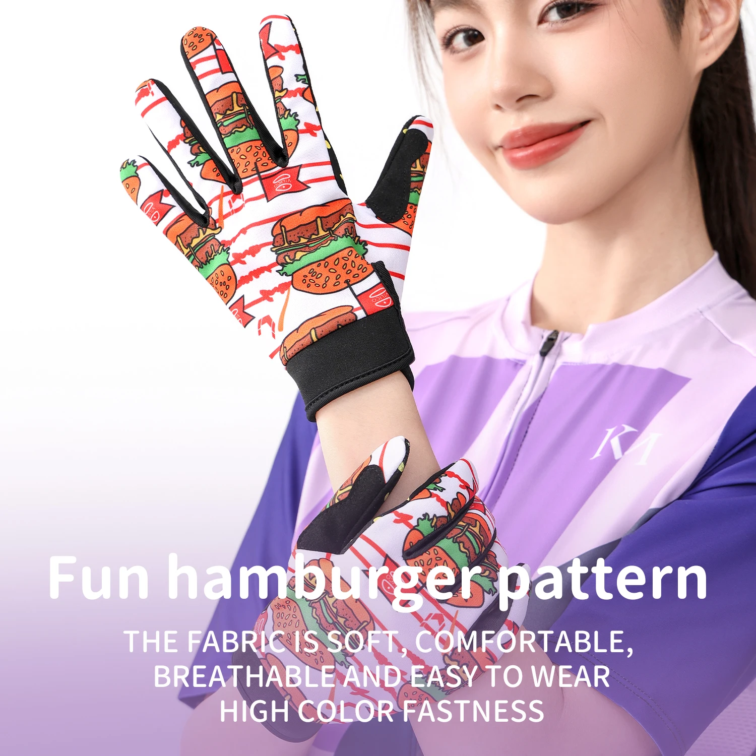 Cycling Parent-Child Gloves Rock Climbing Breathable Quick Drying Anti Slip Wear-Resistant Sun Resistant Sports Gloves ﻿