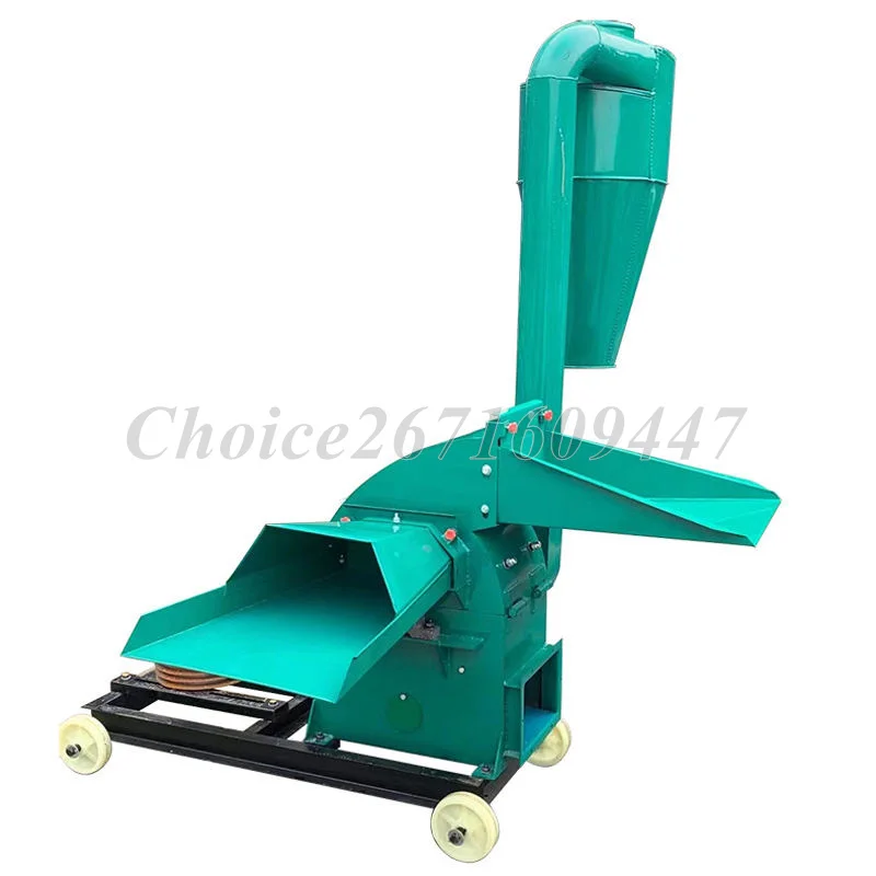 Electric Corn Maize Wheat Grain Grass Chaff Crusher Grinder Animal Feed Pulverizer Hammer Mill Machine electric smoke grass crusher kicthen herbal herb spice mill grass crusher tobacco grinder for smoking cigarette accessories